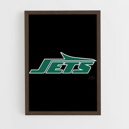 ap-new york jets-5 cadre Bois foncé