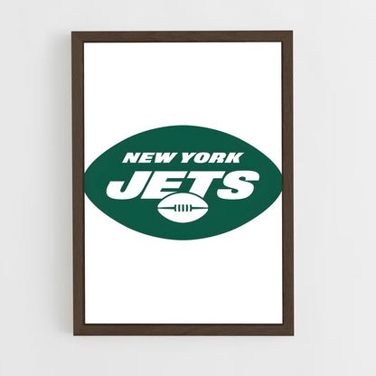 ap-new york jets-6 cadre Bois foncé