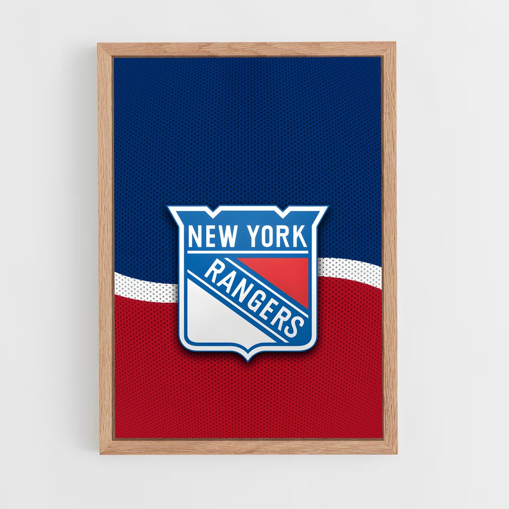 ap-new york rangers-2 cadre Bois clair