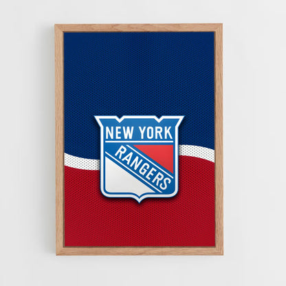 ap-new york rangers-2 cadre Bois clair