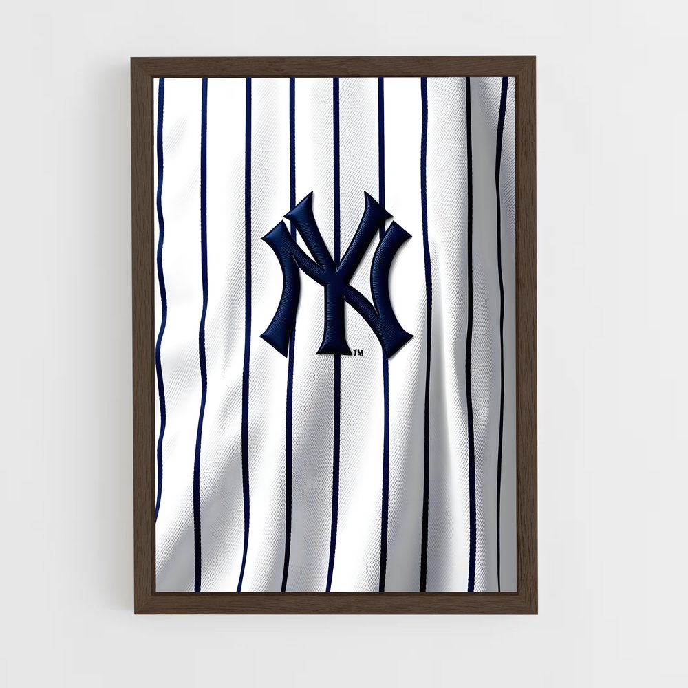 ap-new york yankees-11 cadre Bois foncé