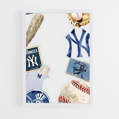 ap-new york yankees-12 cadre Blanc