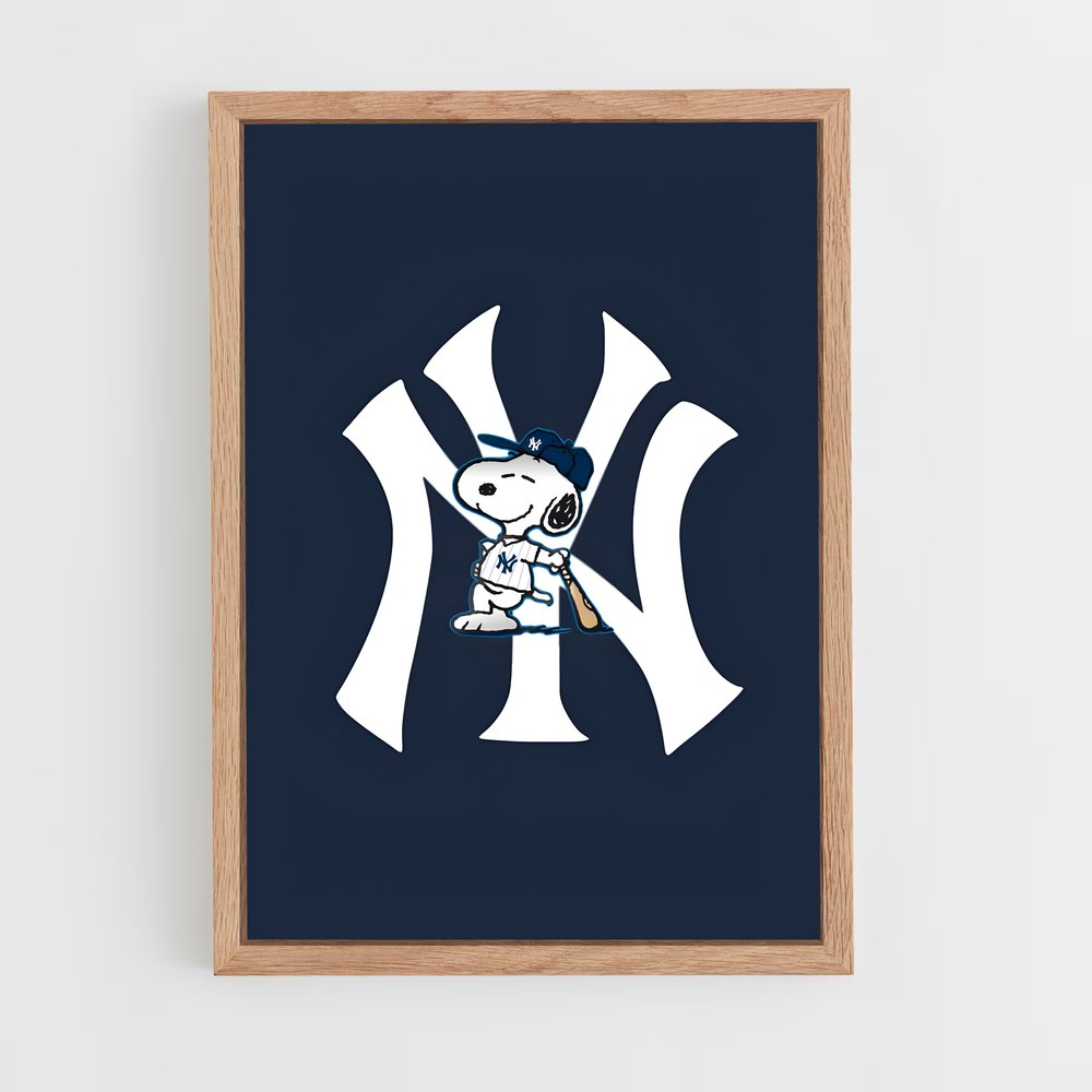 ap-new york yankees-5 cadre Bois clair