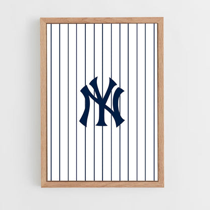 ap-new york yankees-7 cadre Bois clair