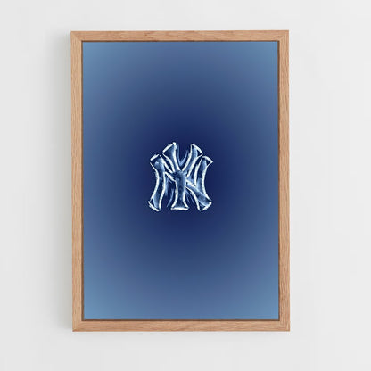 ap-new york yankees-8 cadre Bois clair