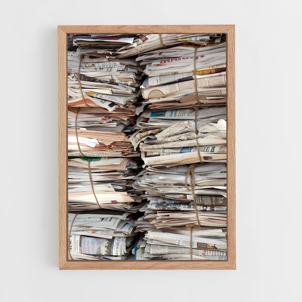 ap-newspapers-2 cadre Bois clair