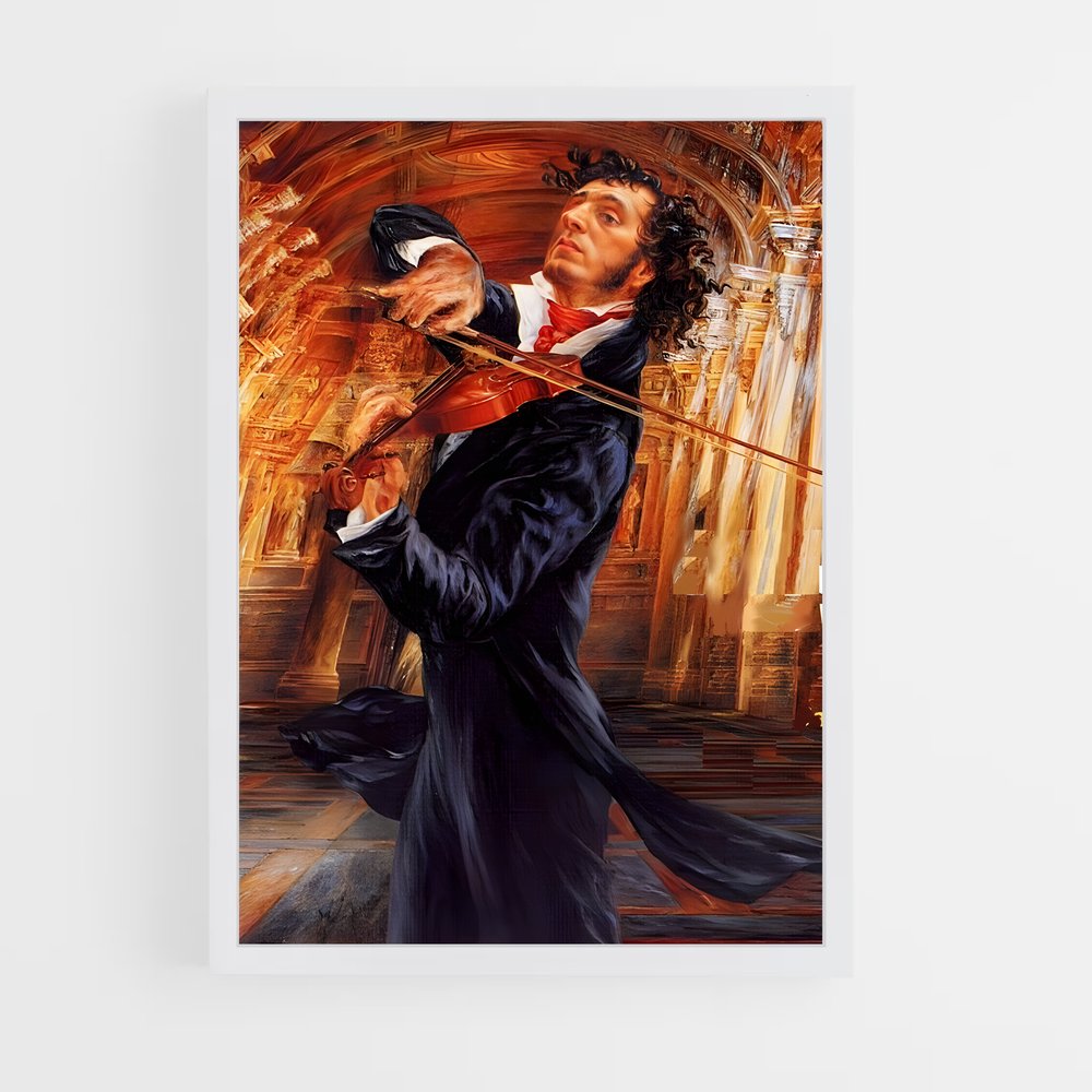 ap-niccolo paganini-1 cadre Blanc