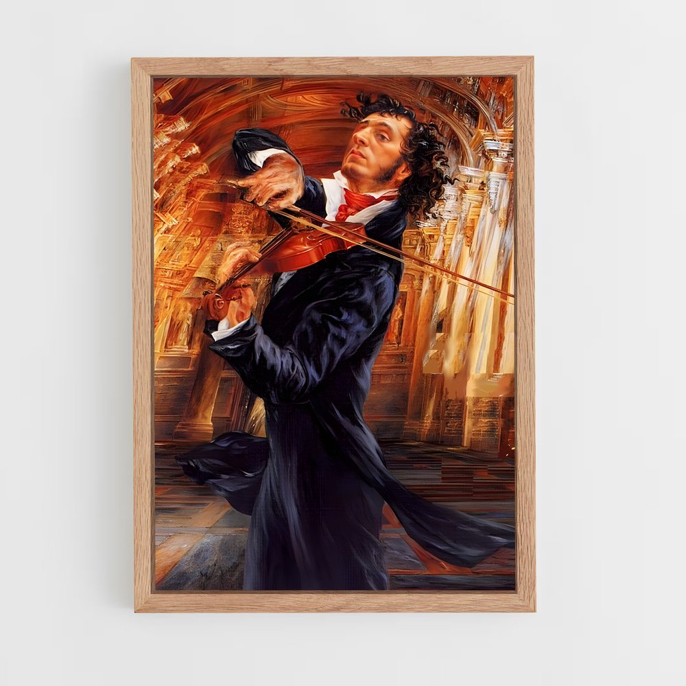 ap-niccolo paganini-1 cadre Bois clair