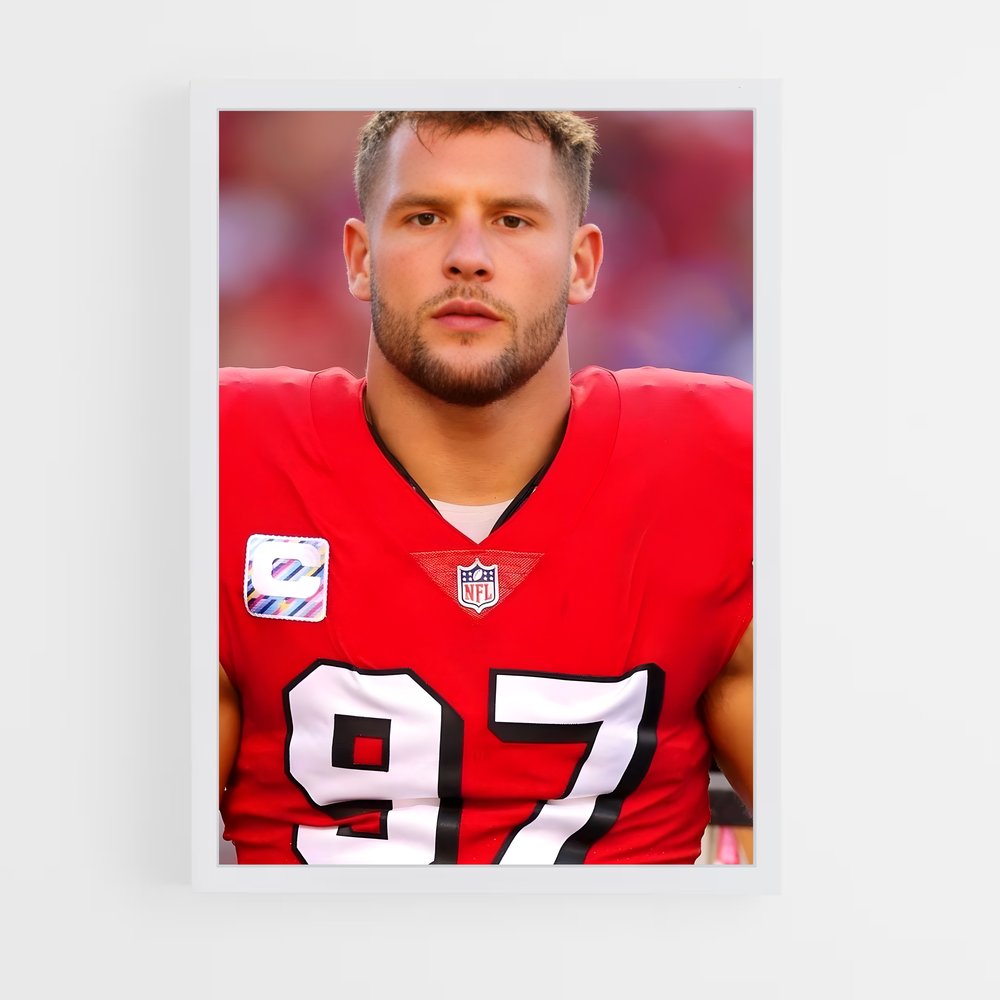 ap-nick bosa-3 cadre Blanc