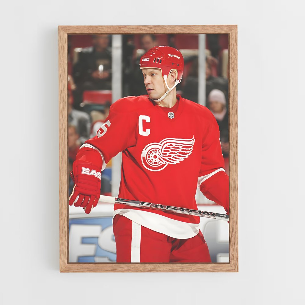 ap-nicklas lidstrom-3 cadre Bois clair