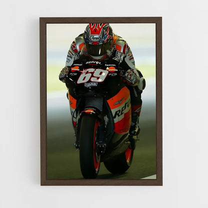 ap-nicky hayden-4 cadre Bois foncé