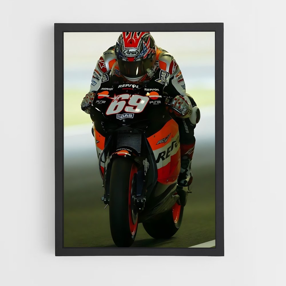 ap-nicky hayden-4 cadre Noir