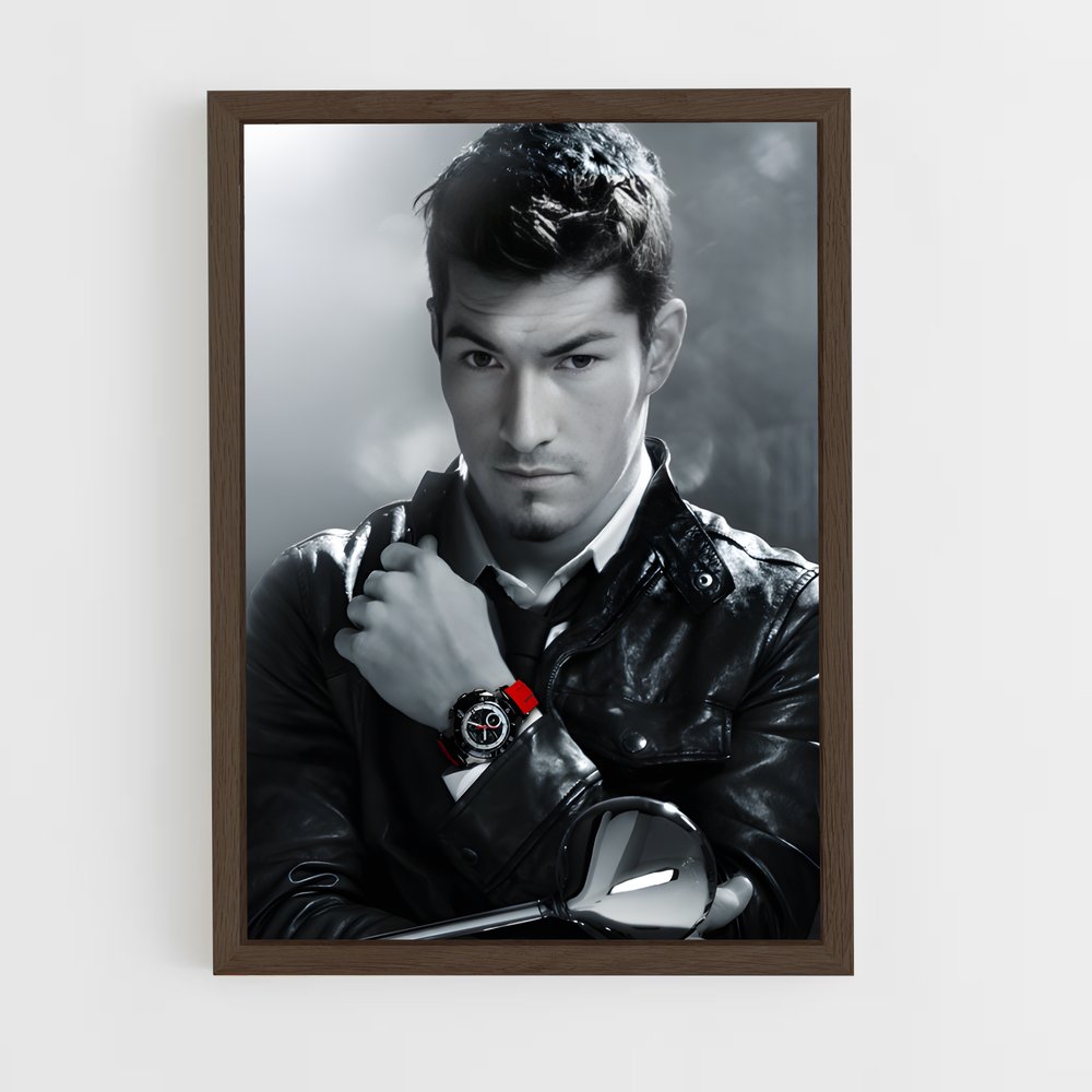 ap-nicky hayden-5 cadre Bois foncé