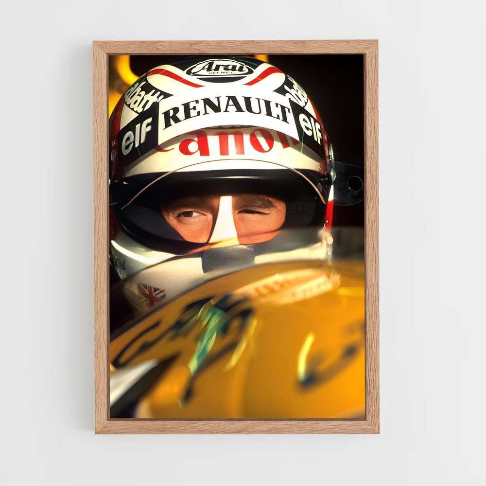 ap-nigel mansell-4 cadre Bois clair