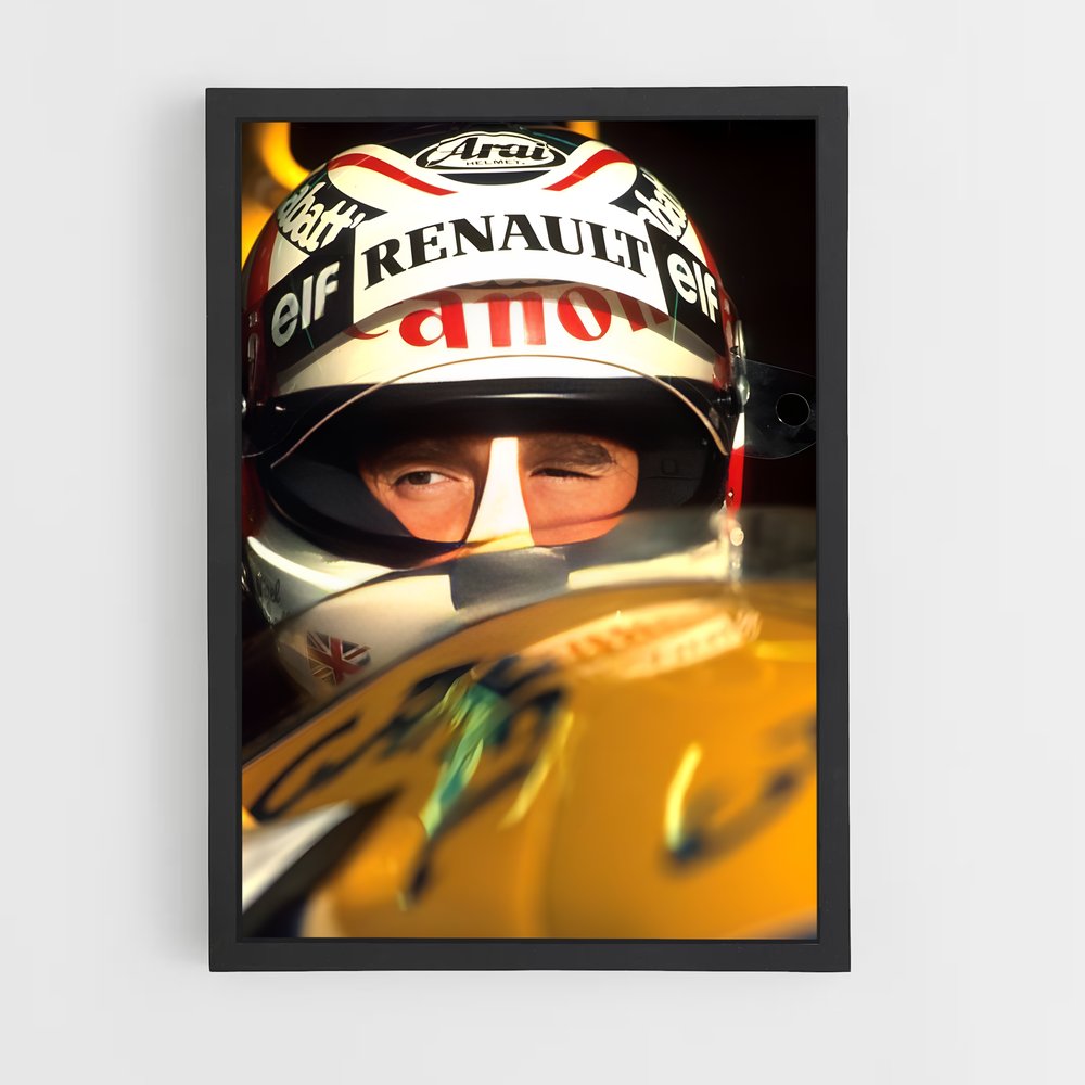 ap-nigel mansell-4 cadre Noir