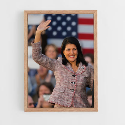 ap-nikki haley-1 cadre Bois clair
