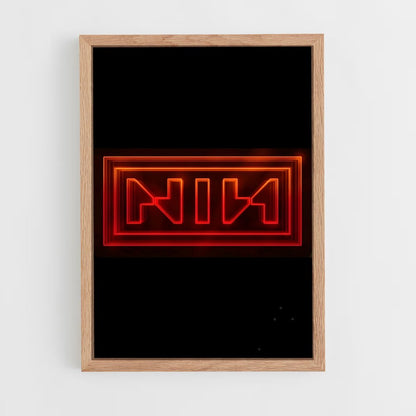 ap-nine inch nails-5 cadre Bois clair