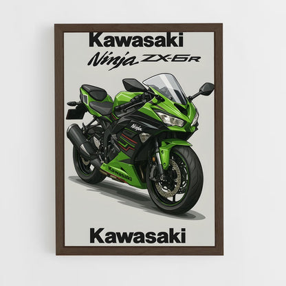 ap-ninja zx-6r-1 cadre Bois foncé