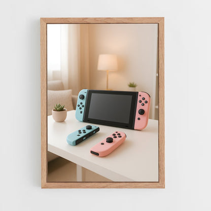ap-nintendo switch-2 cadre Bois clair