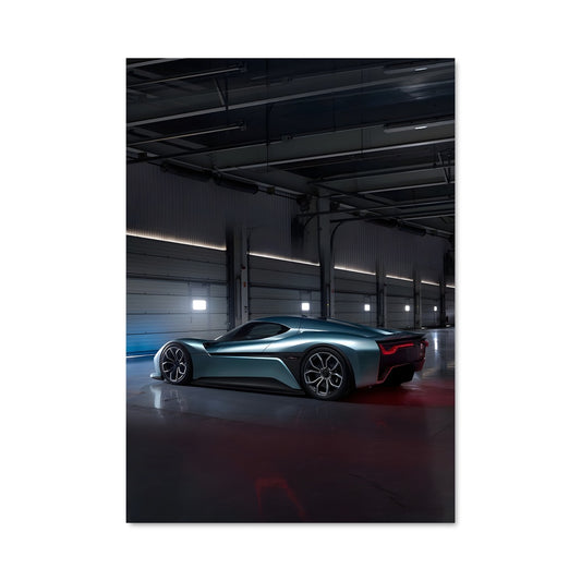 Poster Garage Enflammé