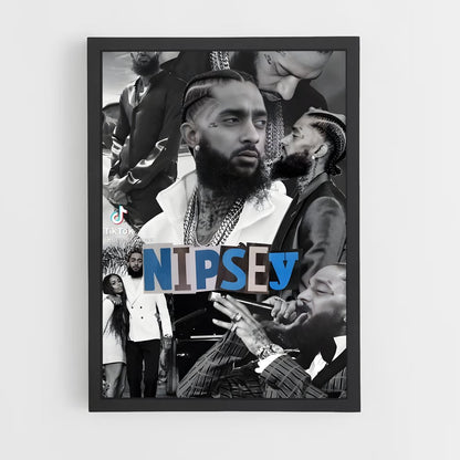 ap-nipsey hussle-6 cadre Noir