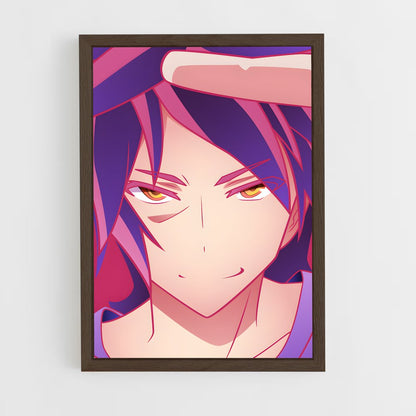 ap-no game no life-4 cadre Bois foncé
