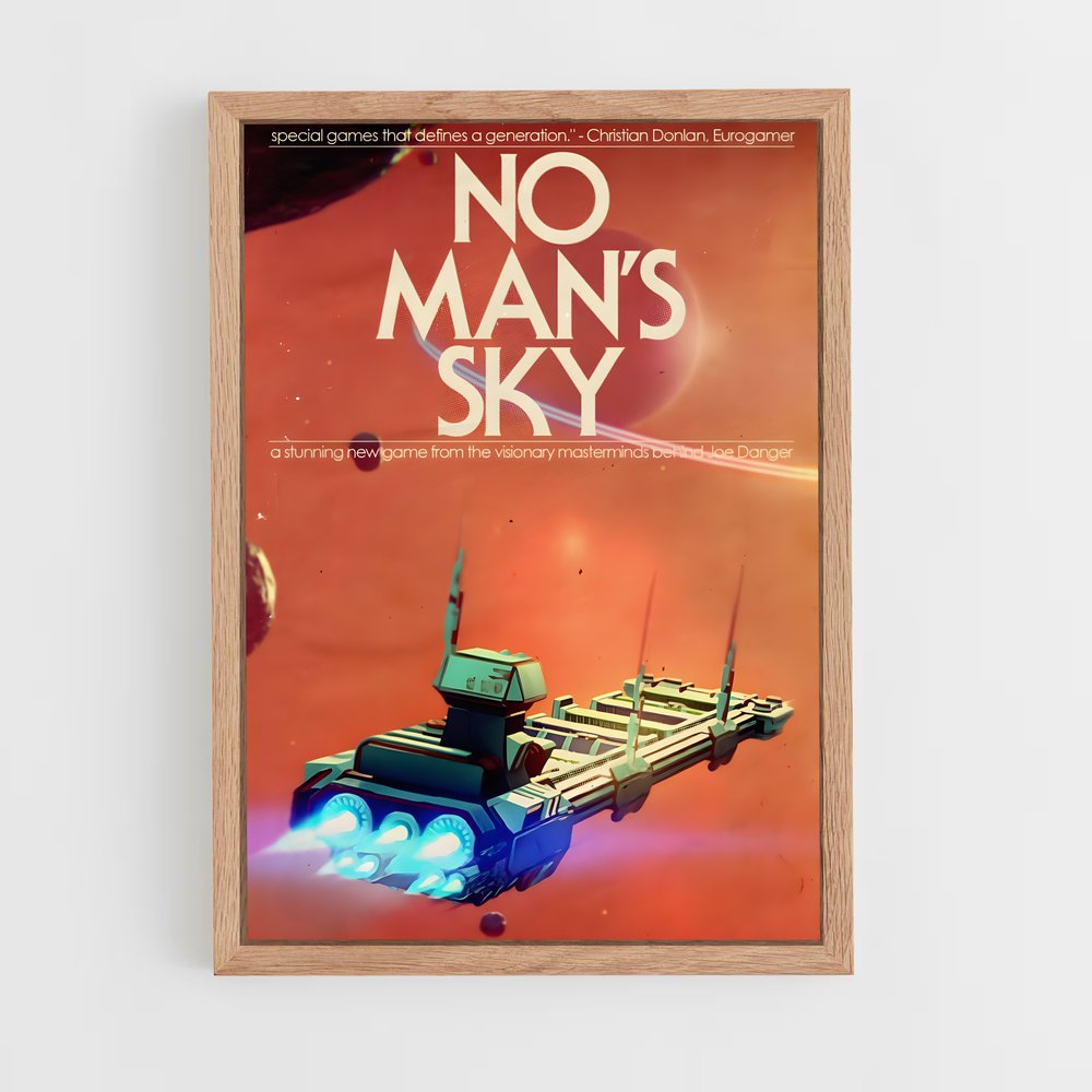 ap-no man sky-15 cadre Bois clair