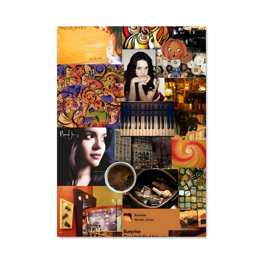 Poster Norah en Chapeau