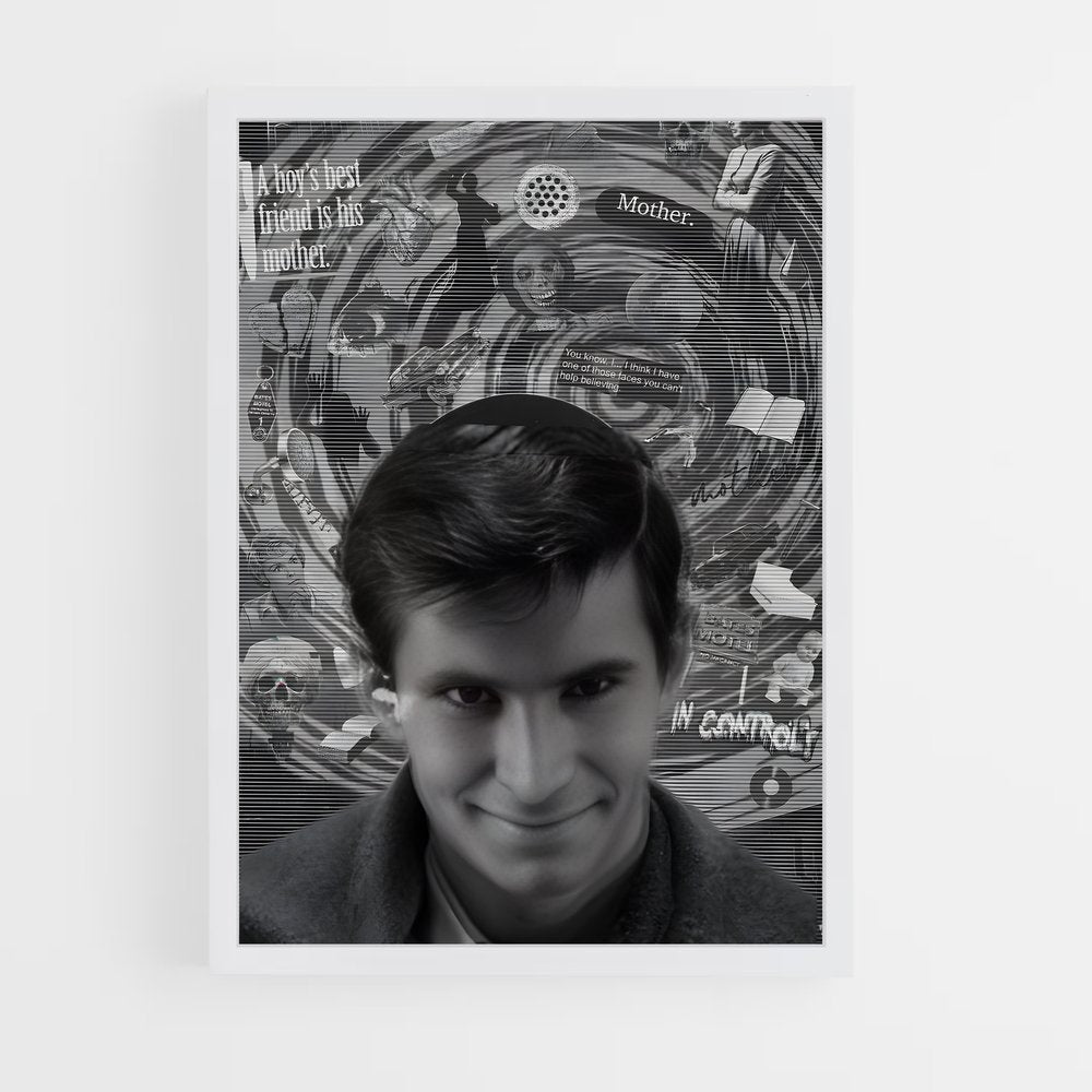ap-norman bates-4 cadre Blanc