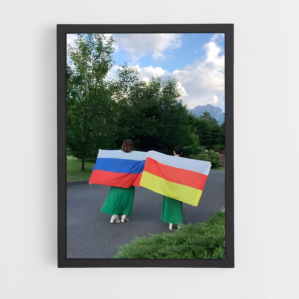 ap-north ossetia flag-1 cadre Noir