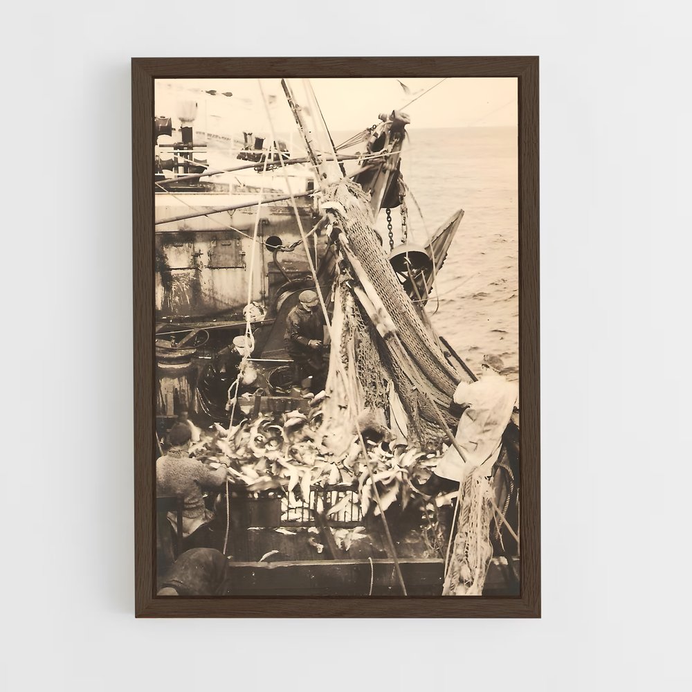 ap-north sea trawlers-1 cadre Bois foncé