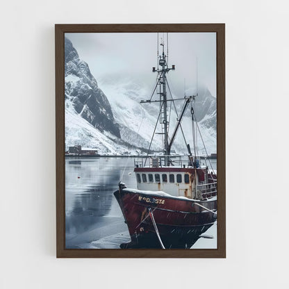ap-north sea trawlers-2 cadre Bois foncé
