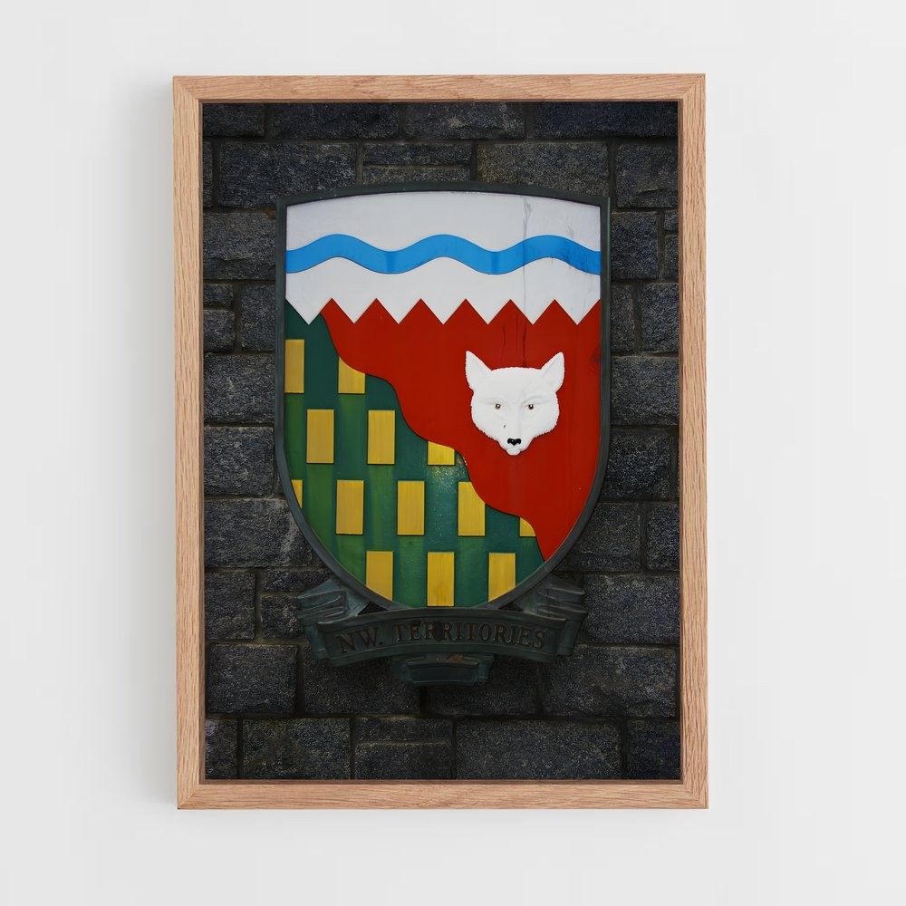 ap-northwest territories flag-1 cadre Bois clair