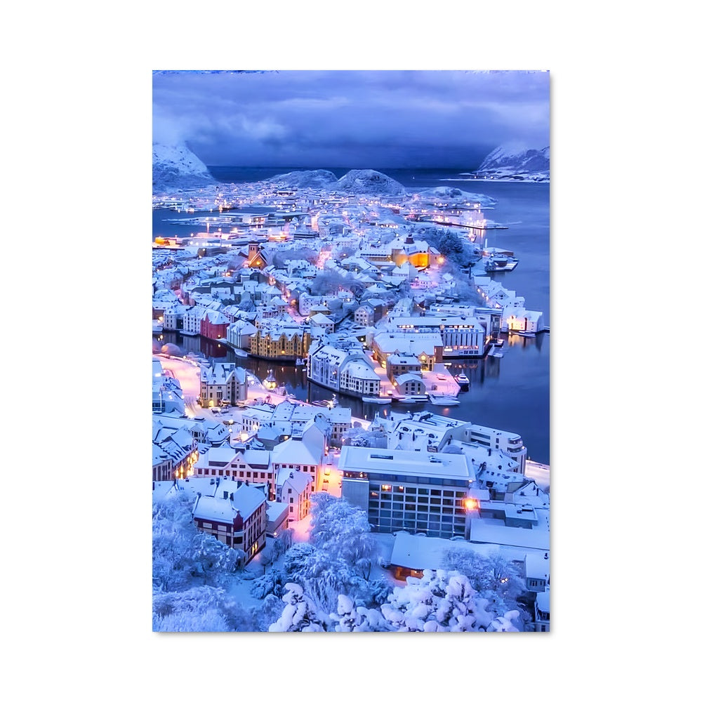 Poster Neige Scandinave