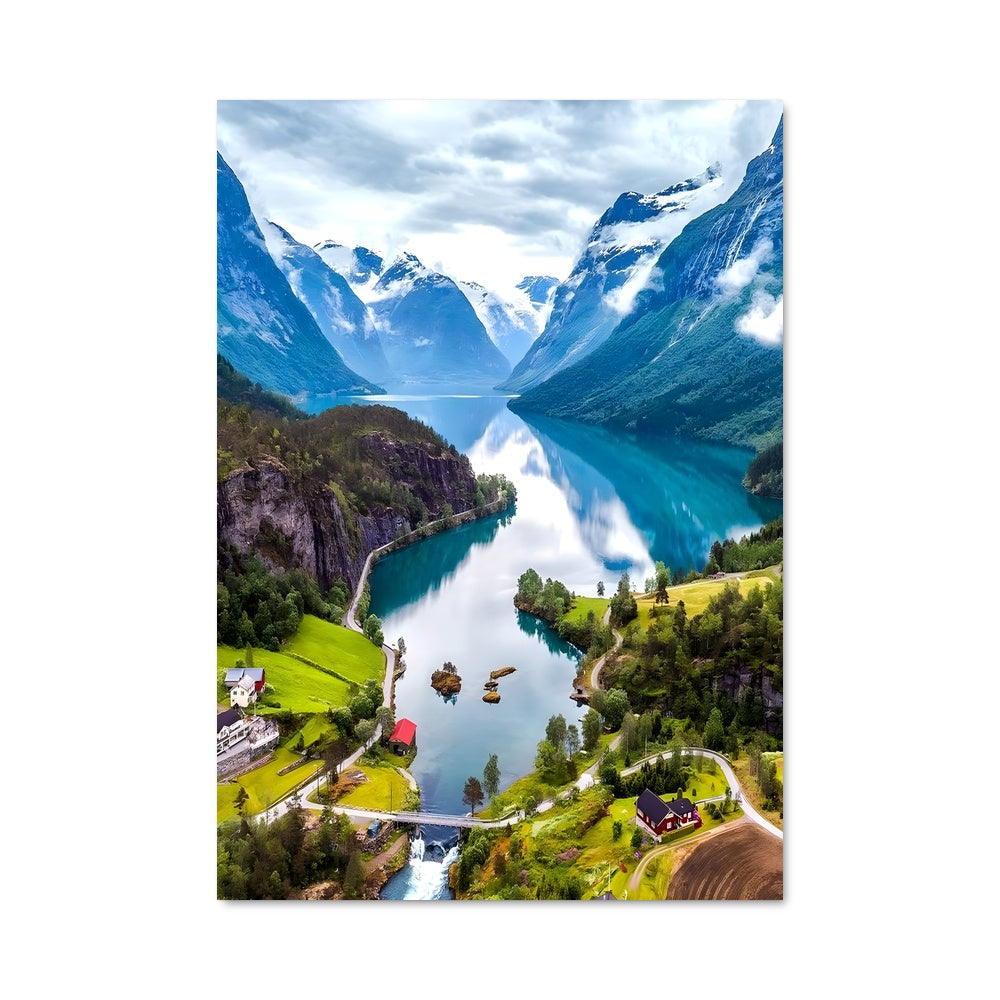 Poster Fjord Éternel