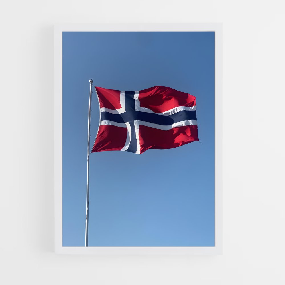 ap-norway flag-3 cadre Blanc