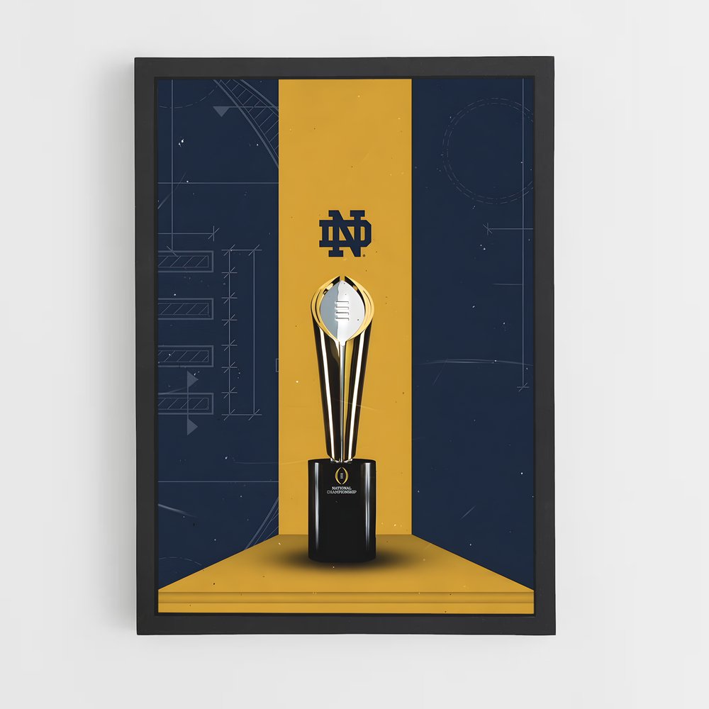 ap-notre dame fighting irish-3 cadre Noir