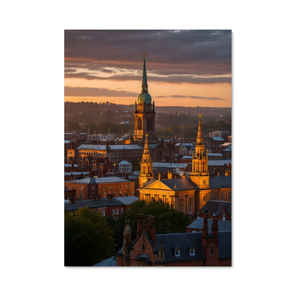 Poster Coucher sur Nottingham