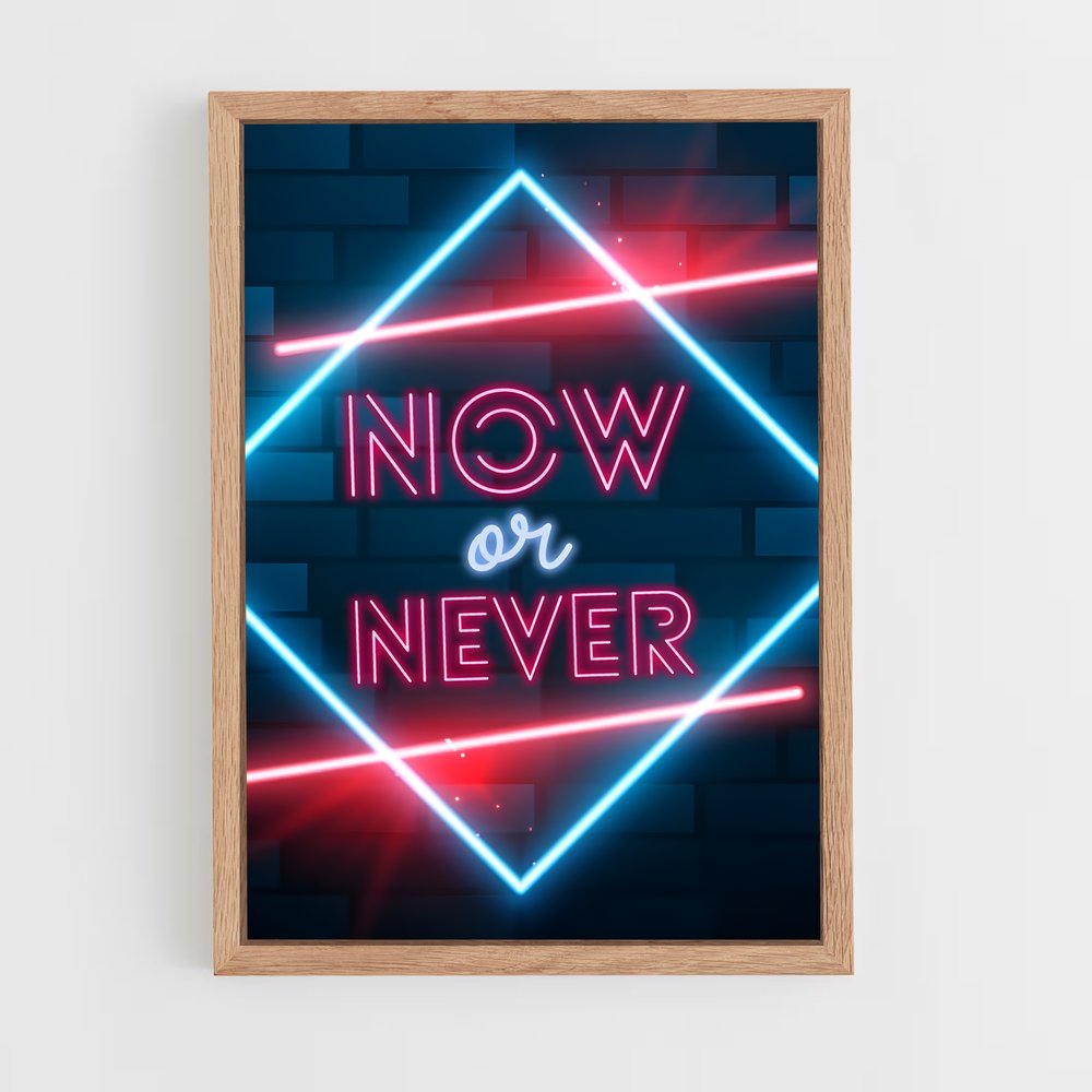 ap-now or never-14 cadre Bois clair
