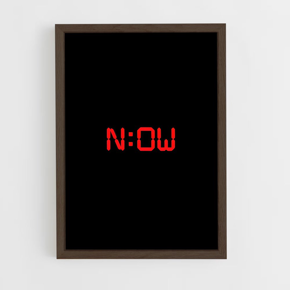 ap-now or never-4 cadre Bois foncé