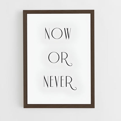 ap-now or never-5 cadre Bois foncé