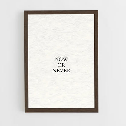 ap-now or never-6 cadre Bois foncé