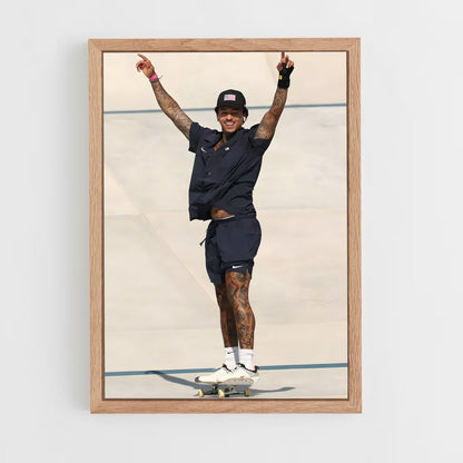 ap-nyjah huston-2 cadre Bois clair