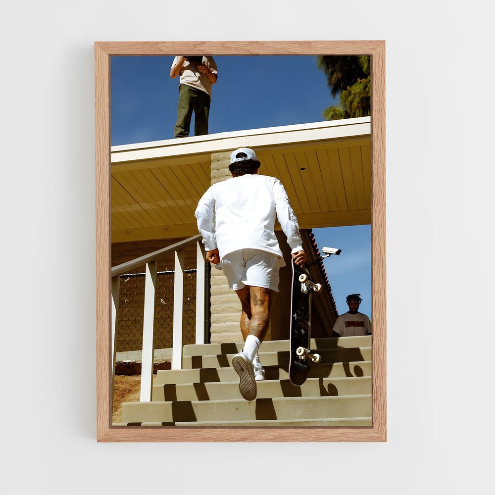 ap-nyjah huston-3 cadre Bois clair