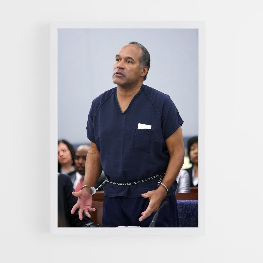 ap-o.j. simpson-3 cadre Blanc