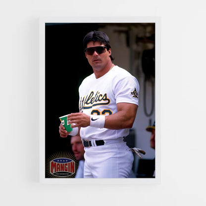 ap-oakland athletics-4 cadre Blanc