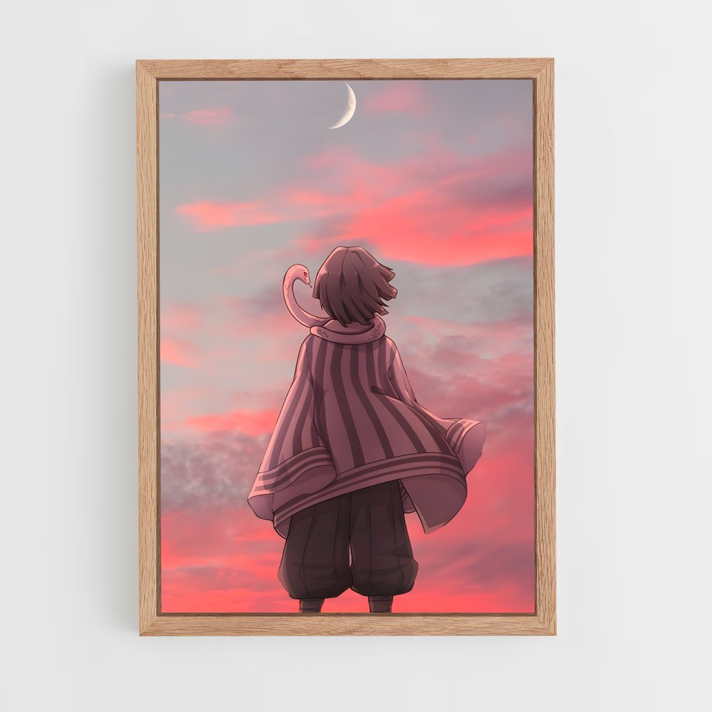 ap-obanai iguro-13 cadre Bois clair