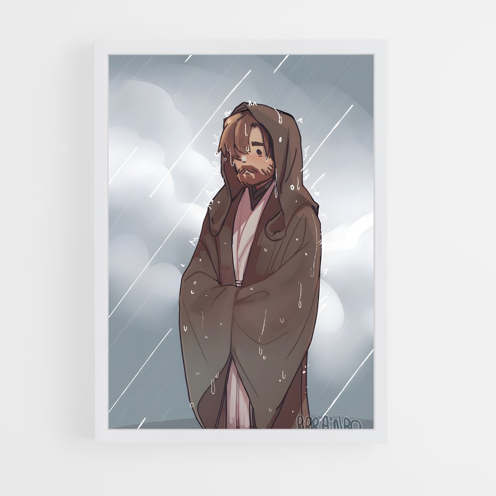 ap-obi-wan kenobi-1 cadre Blanc