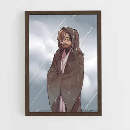 ap-obi-wan kenobi-1 cadre Bois foncé