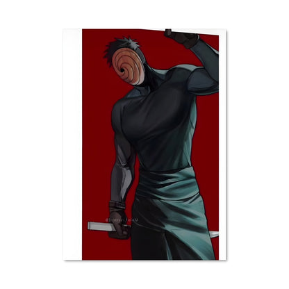 Poster Obito en Rouge